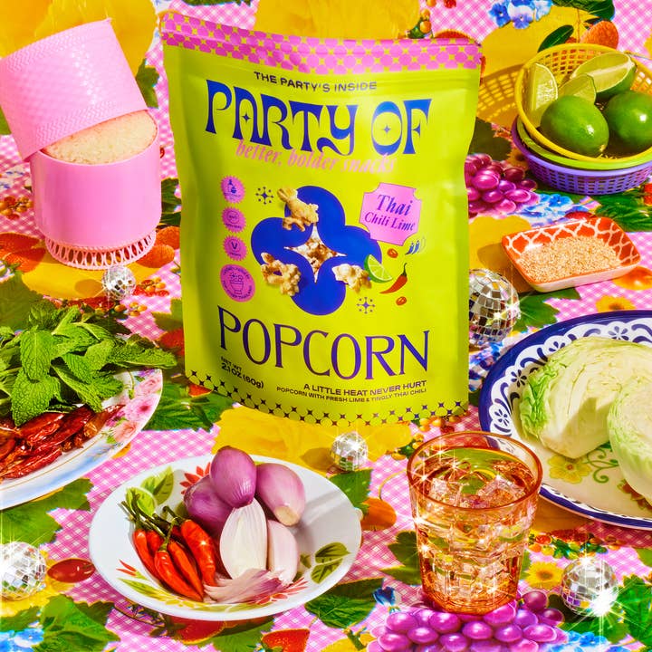 Party Of - Wholesale Popcorn - Thai Chili Lime popcorn