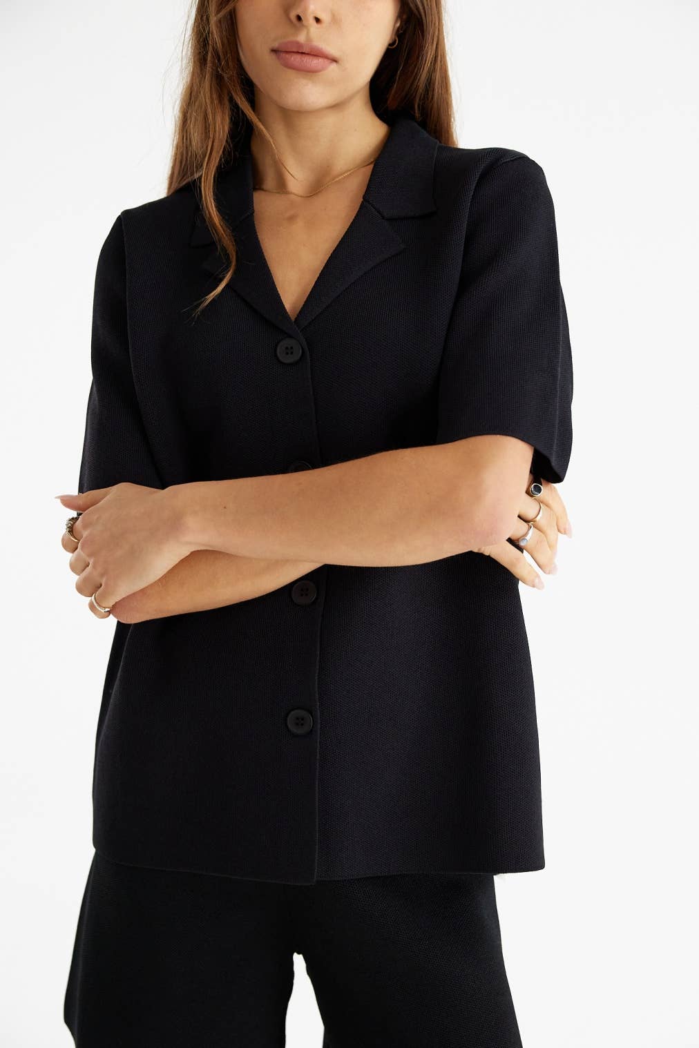 MOD REF - Wholesale Button Down Shirt - Women's - The Nyla Top9