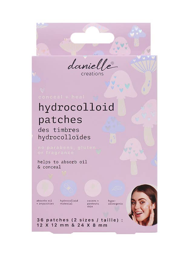 Danielle Creations D1736MU Mushroom Hydrocolloid Patches -6 for wholesale by PINEAPPLE Beauty