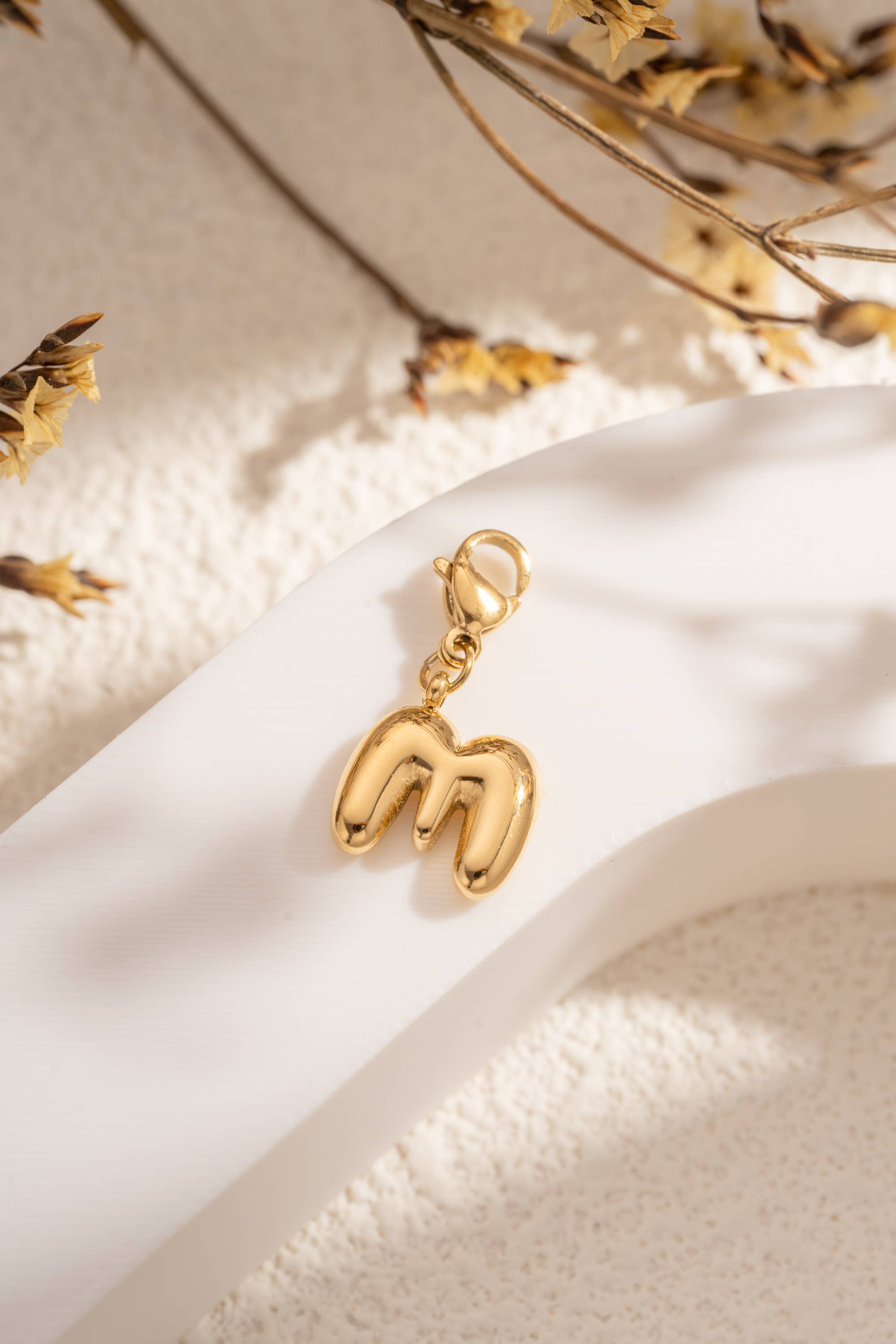 COSMOS - Vente Breloques/médailles personnalisées - Lot 26 Lettres Alphabet Acier Inoxydable Personnalisable16