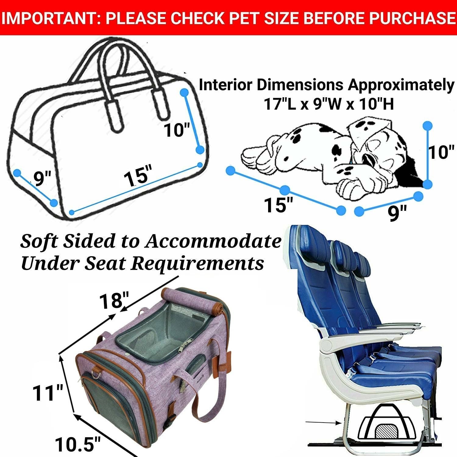 Mr. Peanut's - Wholesale Pet Carrier - Cat/Dog - Mr. Peanut's Gold Series Standard Size Airline Compliant Pet Carrier13