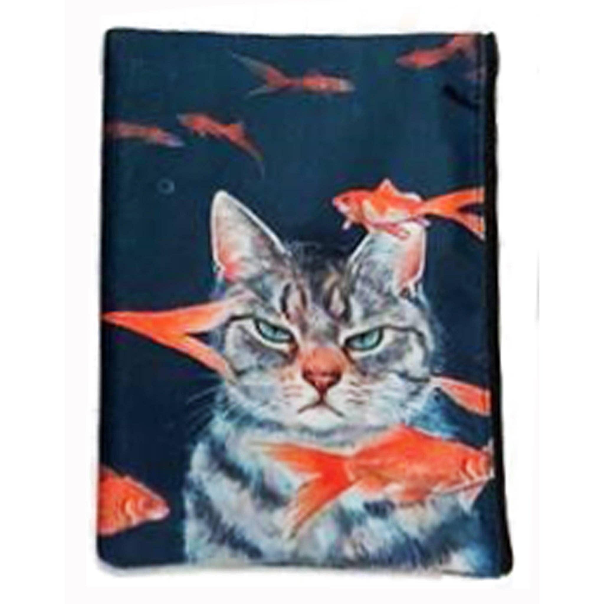 Cat Fish Faux Suede Wristlet for wholesale on Faire0