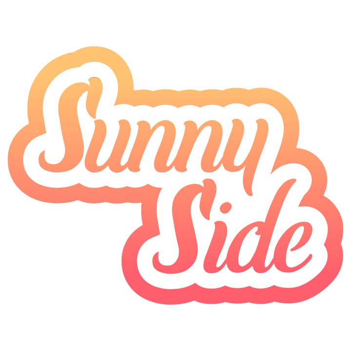 Sunny Side Sticker for wholesale by HackStickers
