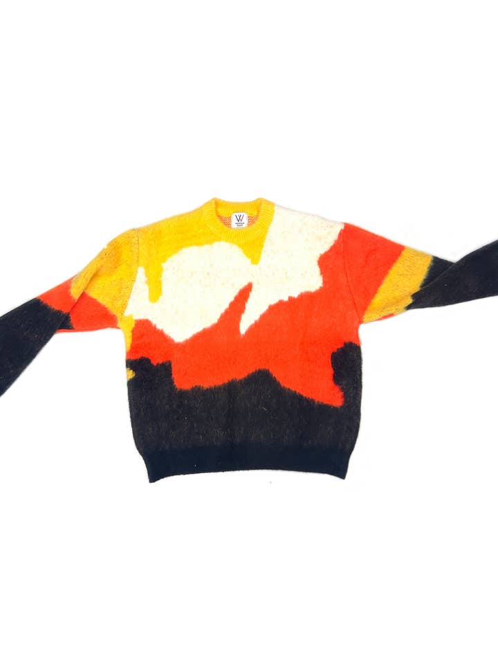 Giant Camo Knitted Sweater for wholesale by WAGWANMAN LTD