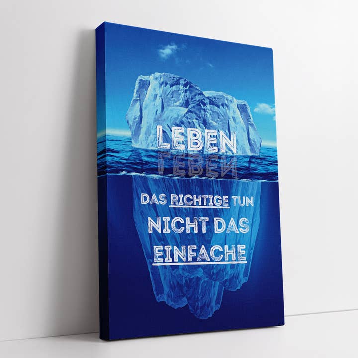 Livet: Att göra rätt sak, inte det enkla - isberg för wholesale av TheMotivation