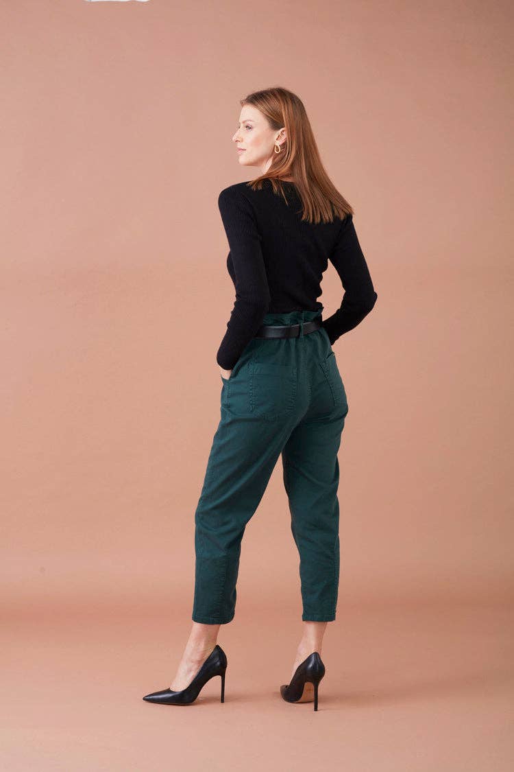 GUIMANOS – wholesale Pants – Women's – Twill Trousers with Folho1