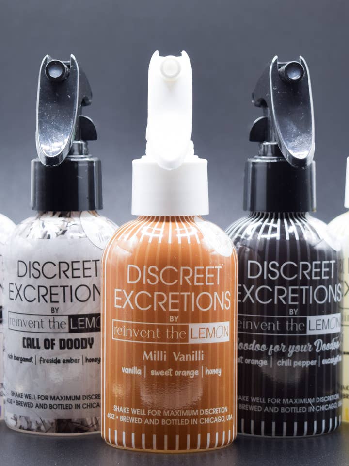 Discreet Excretions Toilet Spray | Party Pooper Bundle for wholesale by Reinvent the Lemon