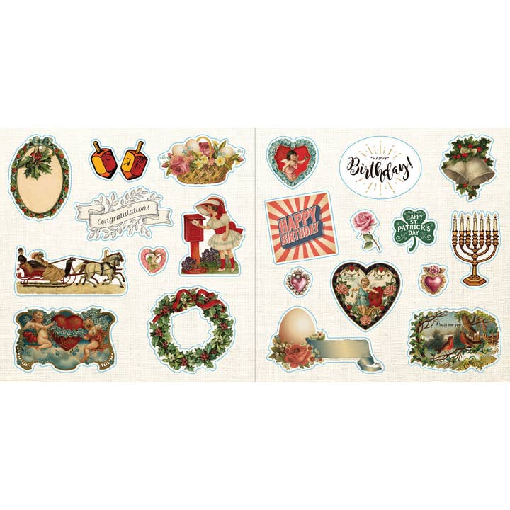 Peter Pauper Press - Wholesale Sticker - Loads of Ephemera! Sticker Book25