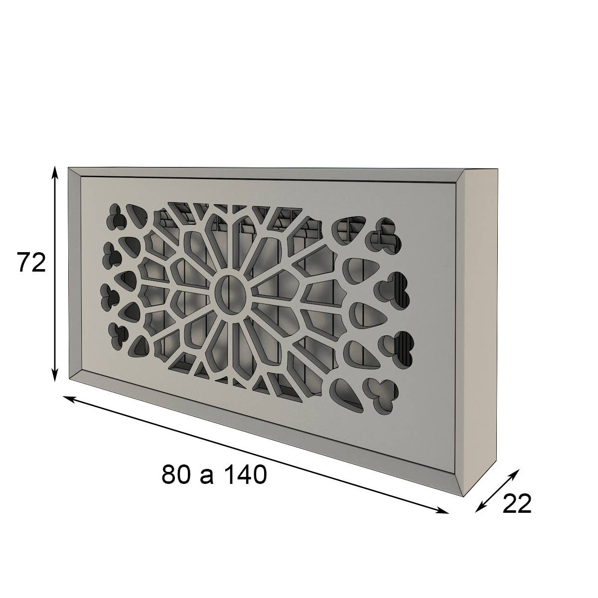 Franco Furniture – Mobília de quarto por atacado – Cobertura Moderna para Radiador AZKARY II 401181