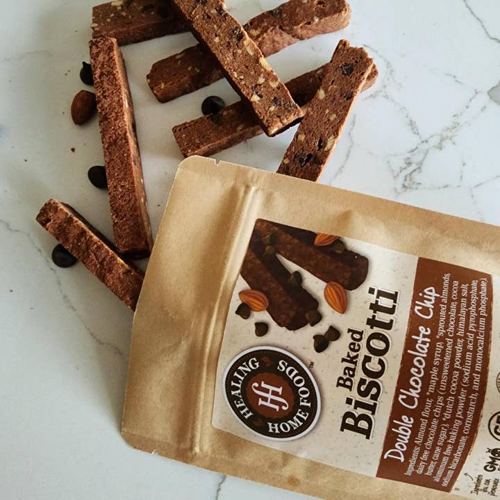 Healing Home Foods - Wholesale Cookie - Biscotti Double Chocolate Chip