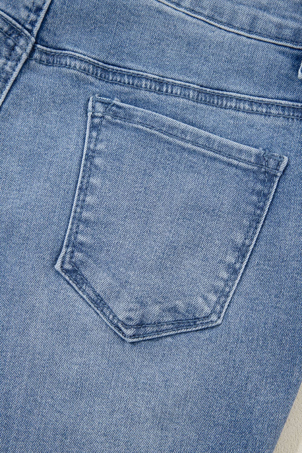 Ashleigh Blue Acid Wash Distressed Wide Leg High Waist Jeans for wholesale on Faire6