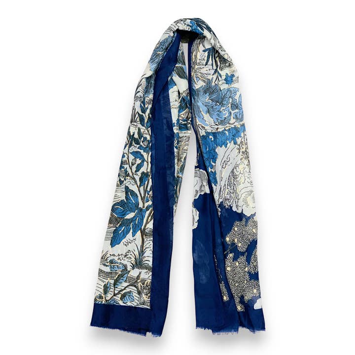 Lili Scarves (US Duty Free) – wholesale Scarf – Women's – Nature Art Print Scarf10