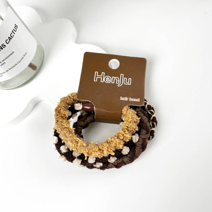 mildstyles - Wholesale Hair tie - 4pcs of set braided high elastic hair ties2