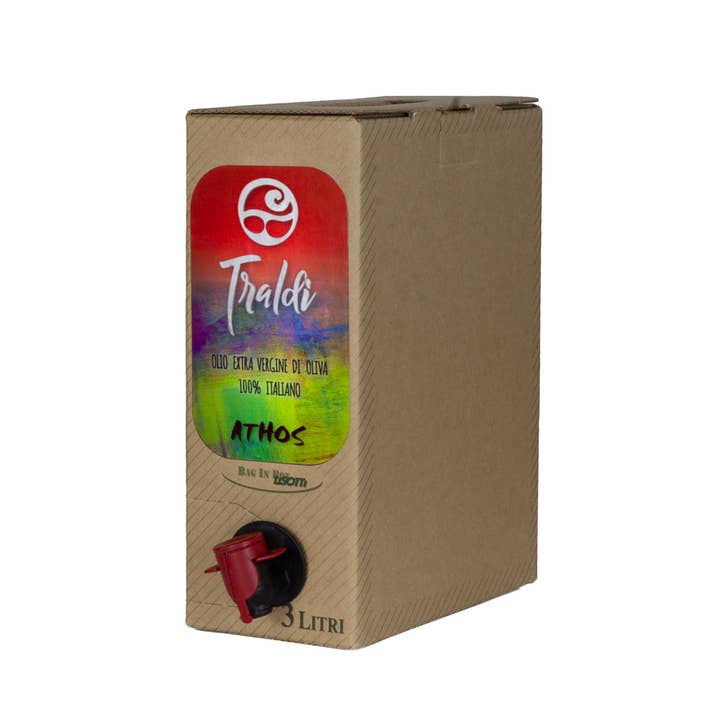 Olio Traldi di Boni Francesca - Wholesale Olive Oil - Athos Extra Virgin Olive Oil bag in box 3lt2