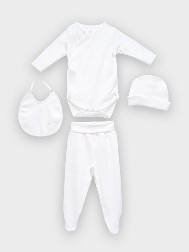 Set neonato ESSENCIALS ORGANIC per la vendita all'ingrosso da parte di Minhon