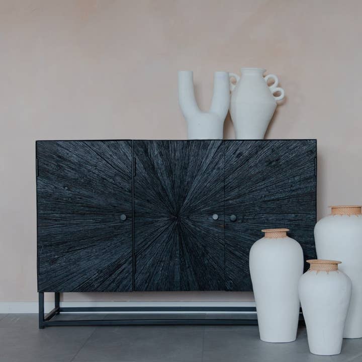 EARTHWARE - Wholesale Sideboard - Black Etoile 3-door sideboard3