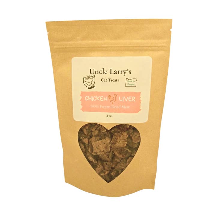 100% Chicken Liver 2oz (for Cats) for wholesale by Uncle Larry's Treats