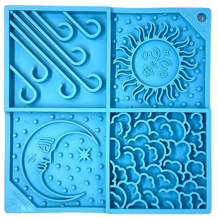 SodaPup Dog Toys - Wholesale Pet Food Mat - Dog - Sky Design eMat Enrichment Lick Mat