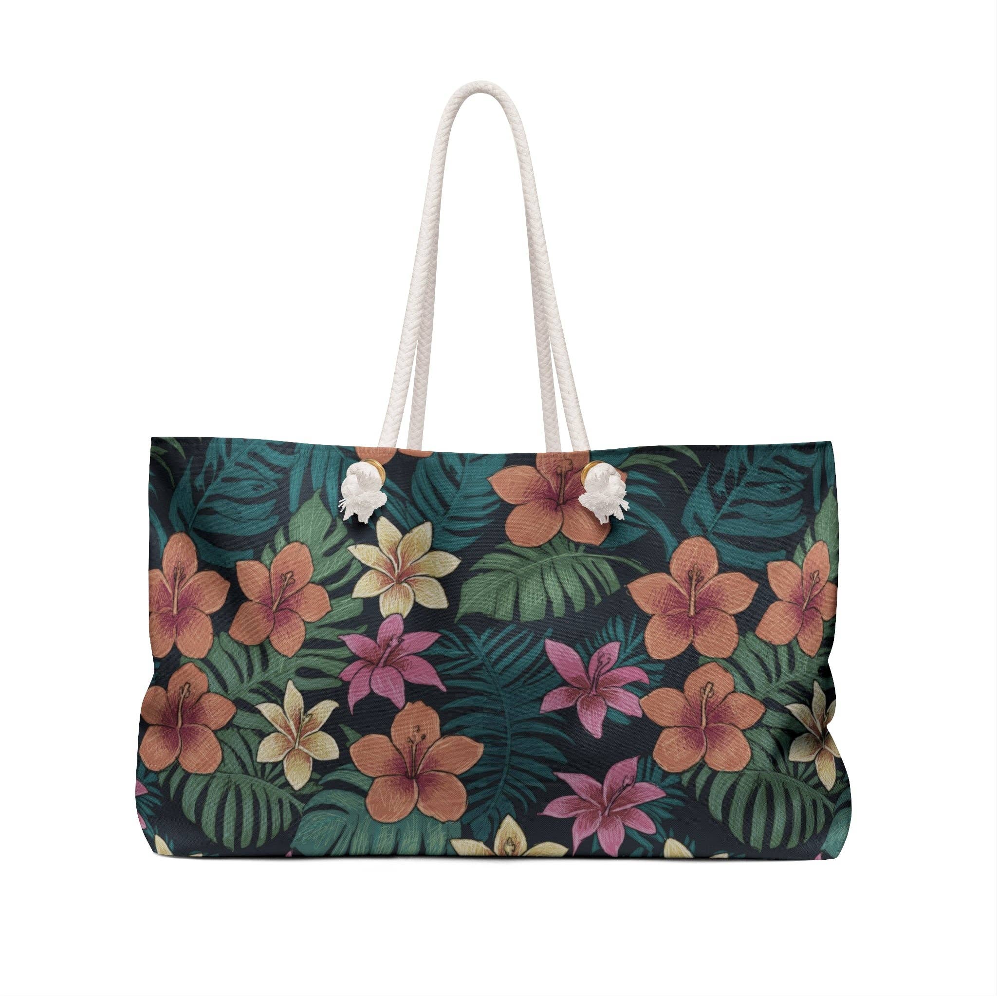 Los Angeles Mercantile™ - Wholesale Weekender Bag - Women's - Tropical PatternWeekender Bag1
