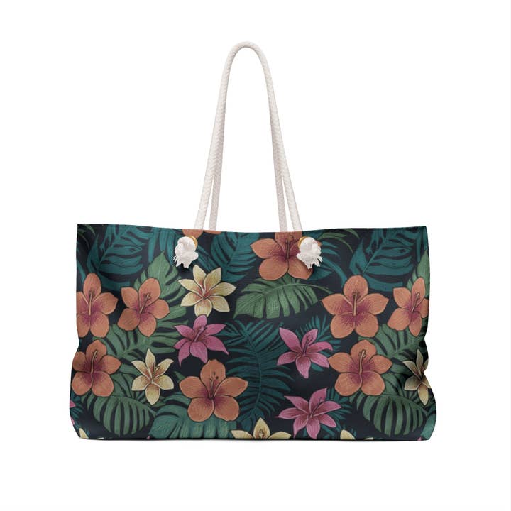 Los Angeles Mercantileâ„¢ - Wholesale Weekender Bag - Women's - Tropical PatternWeekender Bag1