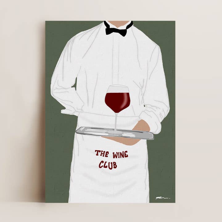 Wijnclub Ober Print voor wholesale door Alluvion