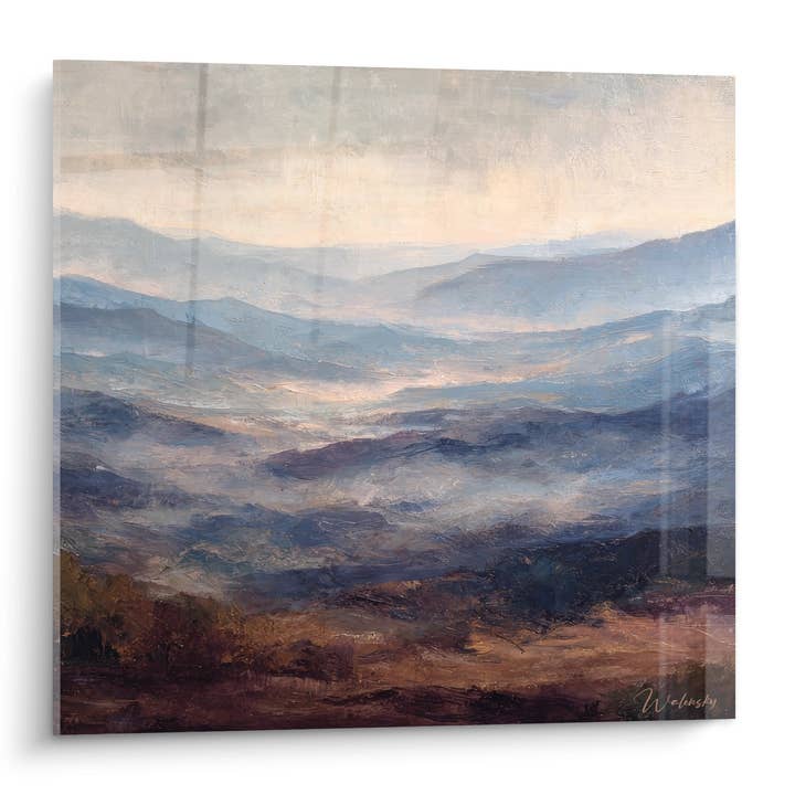 Mountain Valley Painting - Morning Mist - Other Landscapes Edition for wholesale by Walensky