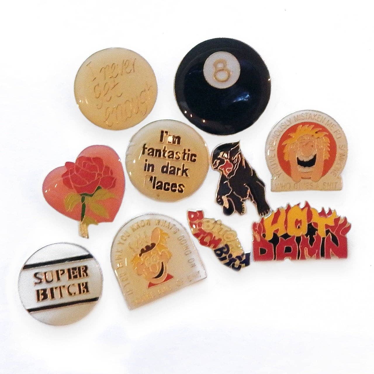 Hungry Ghost Press - Wholesale Lapel Pin/Button - Vintage Pin1