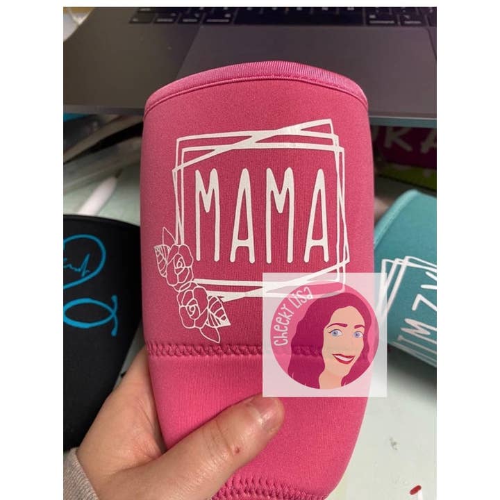 Cheeky Lisa - Wholesale Drink Huggers & Koozies - Personalized Iced Coffee holder, Iced Coffee sleeve, coffee cozy, 32 oz coffee sleeve, coffee sleeve, coffee sleeve, iced coffee cozy