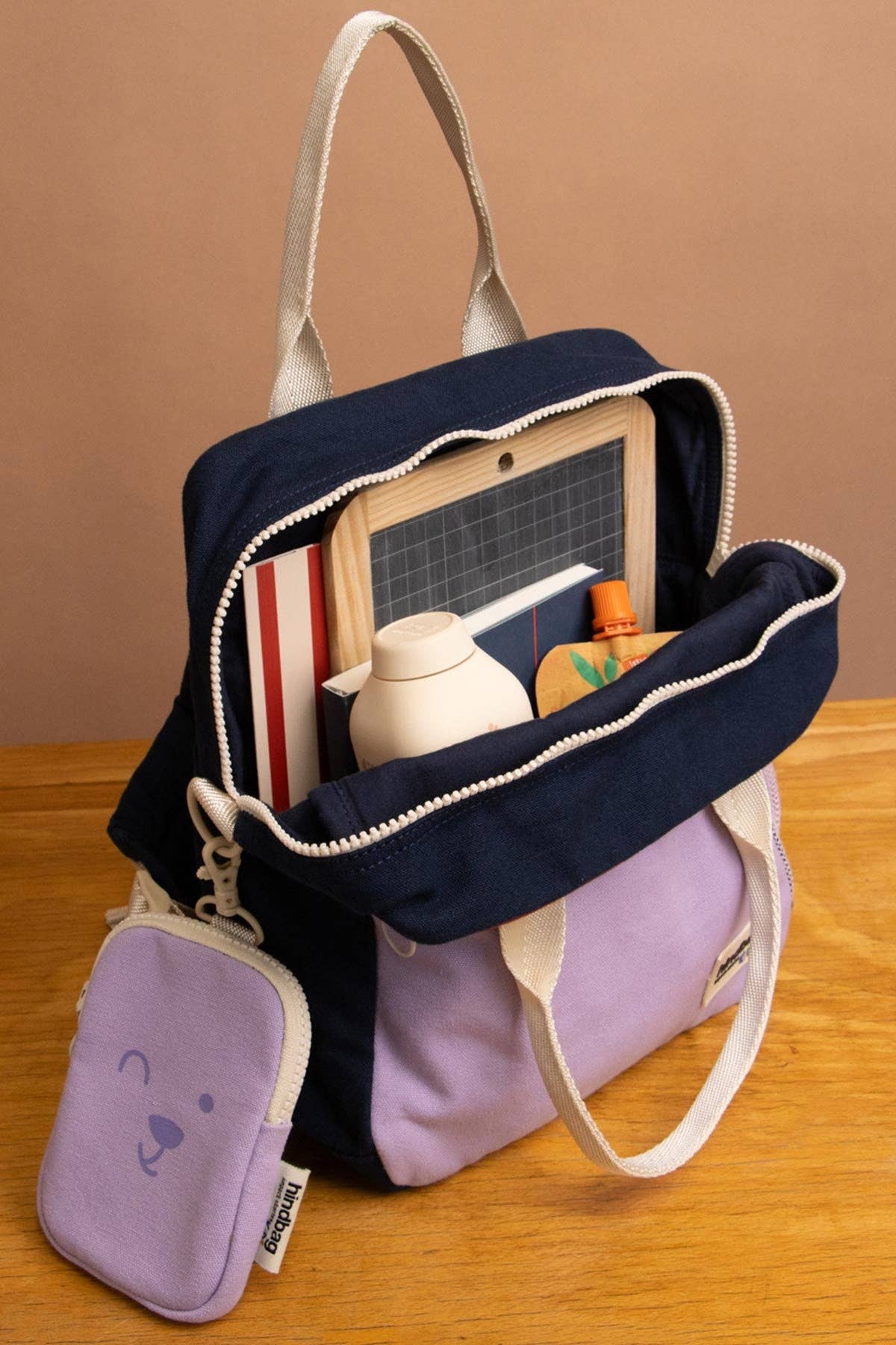 Hindbag – wholesale Ryggsäck - Barn – Arthur Tricolore Terrakotta Ryggsäck5