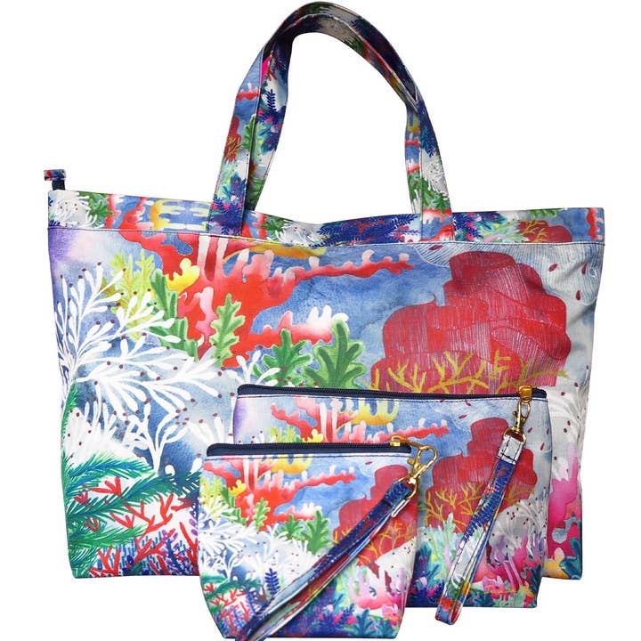 Trendy women's travel bag: Mille Couleurs Underwater for wholesale by Ina de saint andeol