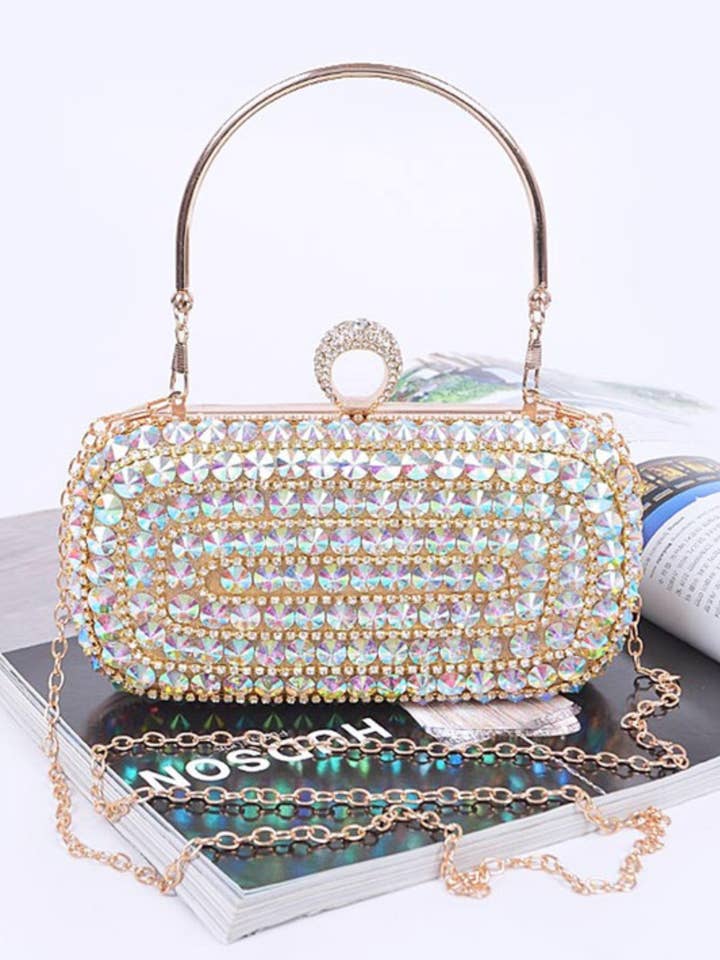 Krystal Ikonisk Boks Clutch for engroshandel hos REBDOLLS