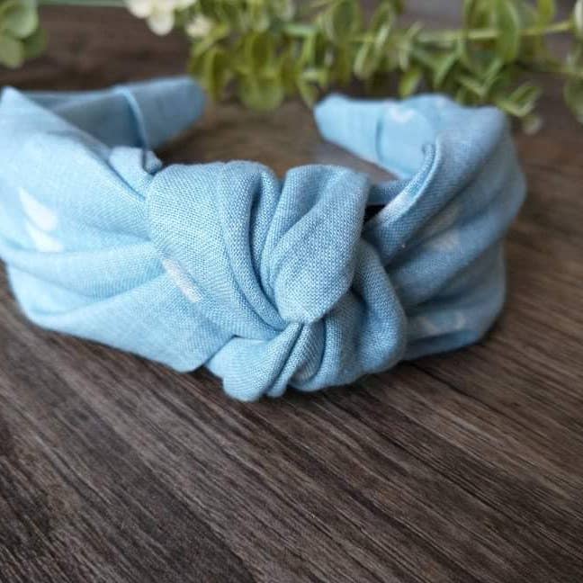 Carolina top knot headband for wholesale by Marieroseco