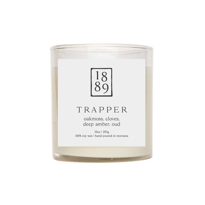 10oz Trapper Candle - No Box and other Purchase Wholesale trapper. Free Returns & Net 60 Terms on Faire trending on Faire.