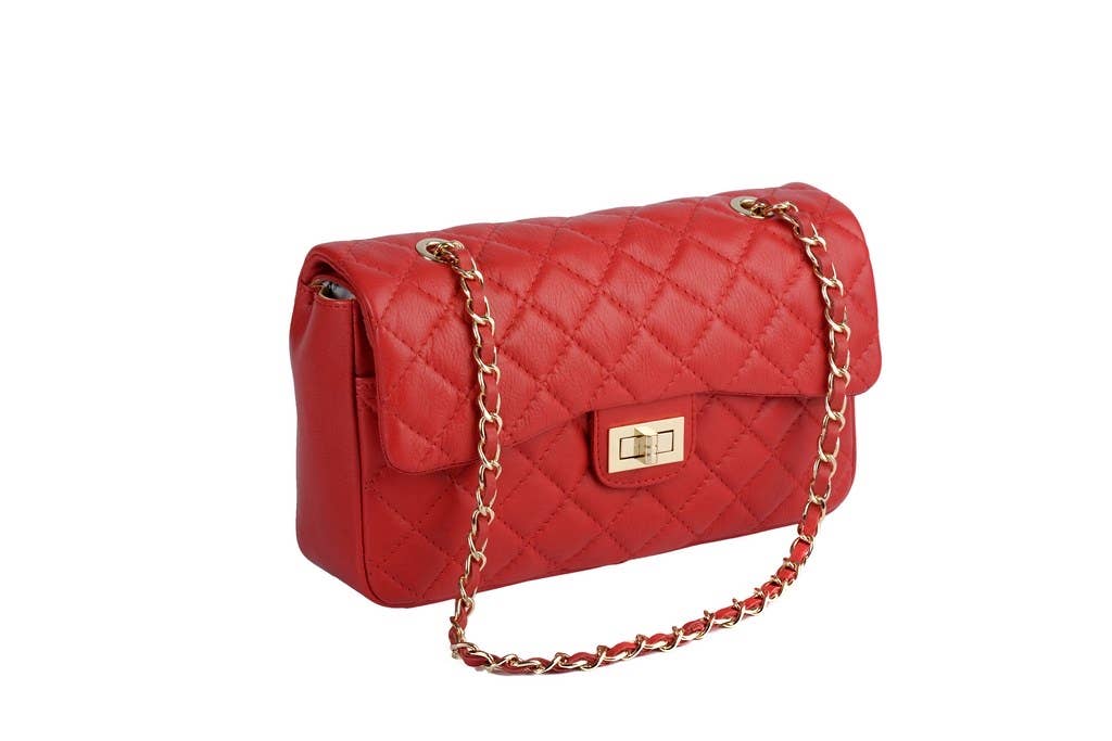 Chenson & Gorett – wholesale Axelremsväska – Dam – Extra premium quiltad läderväska för kvinnor. promo17