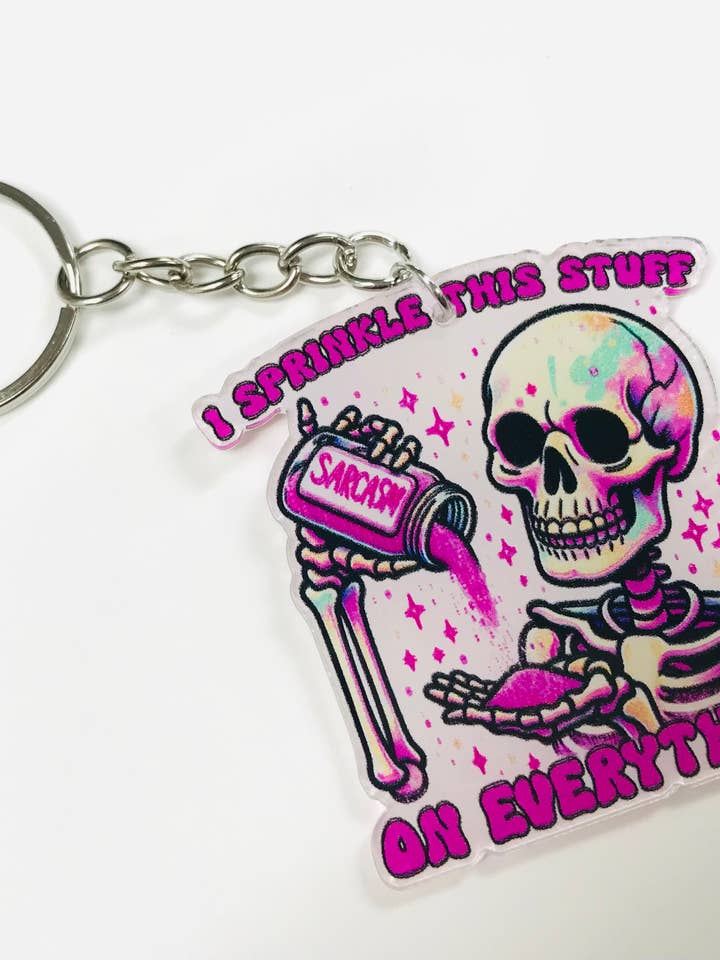 Jeg drysser dette på alt akryl nøglering for engroshandel hos SimpleNGreat