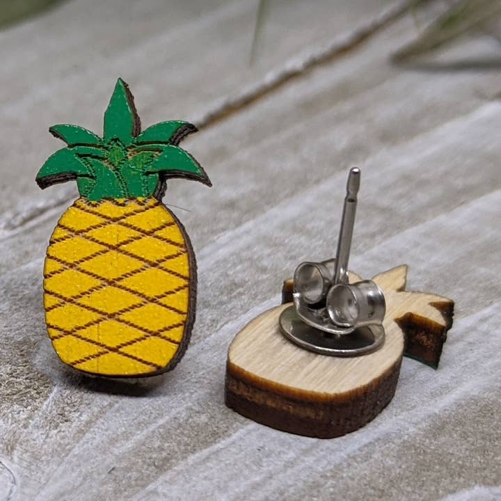 Ananas-Ohrringe für den Großhandel von Unpossible Cuts