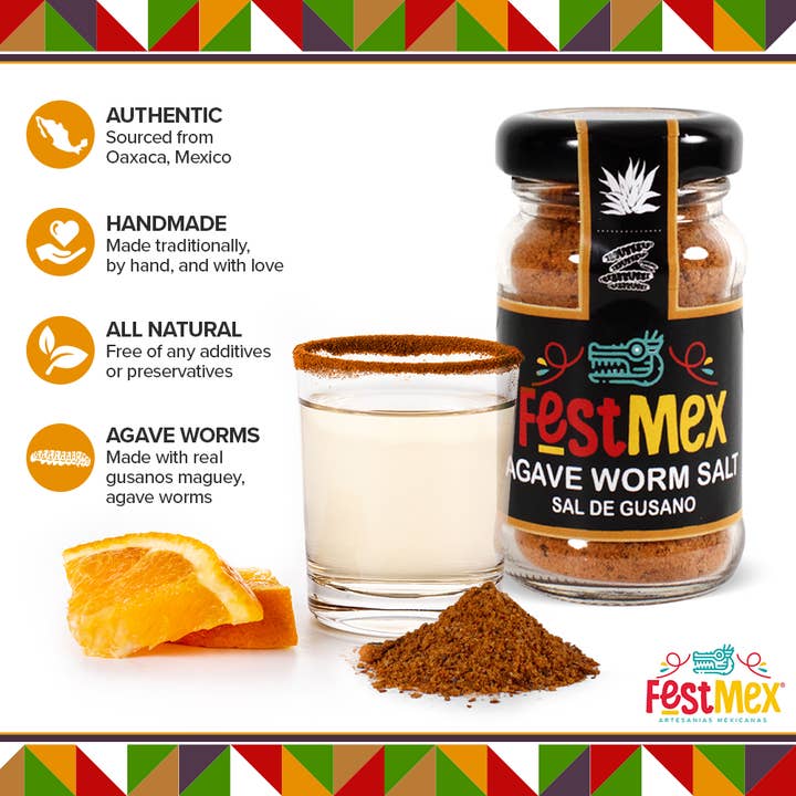 FESTMEX – wholesale Salt – Sal de Gusano Agave Worm Salt