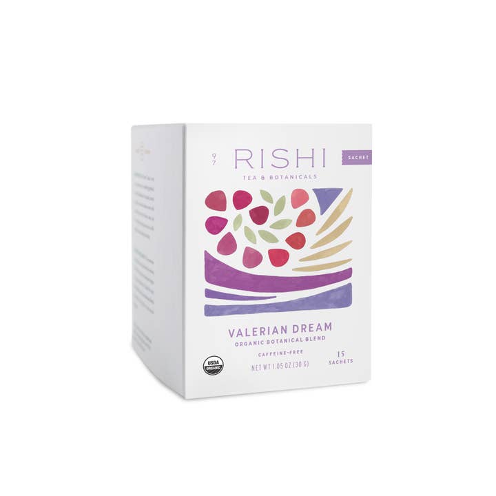 Rishi Tea & Botanicals - Wholesale Tea Bags - Valerian Dream Organic Herbal Tea Sachets1