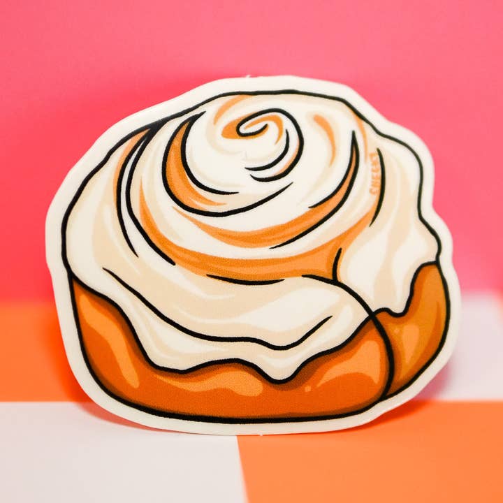 Cheeky Art Studio - Wholesale Sticker - Cinnamon Buns Vinyl Sticker0