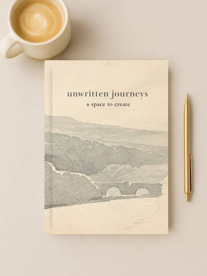 Unwritten Journeys | Notebook | 6x9 inches for wholesale by The Momentum Way