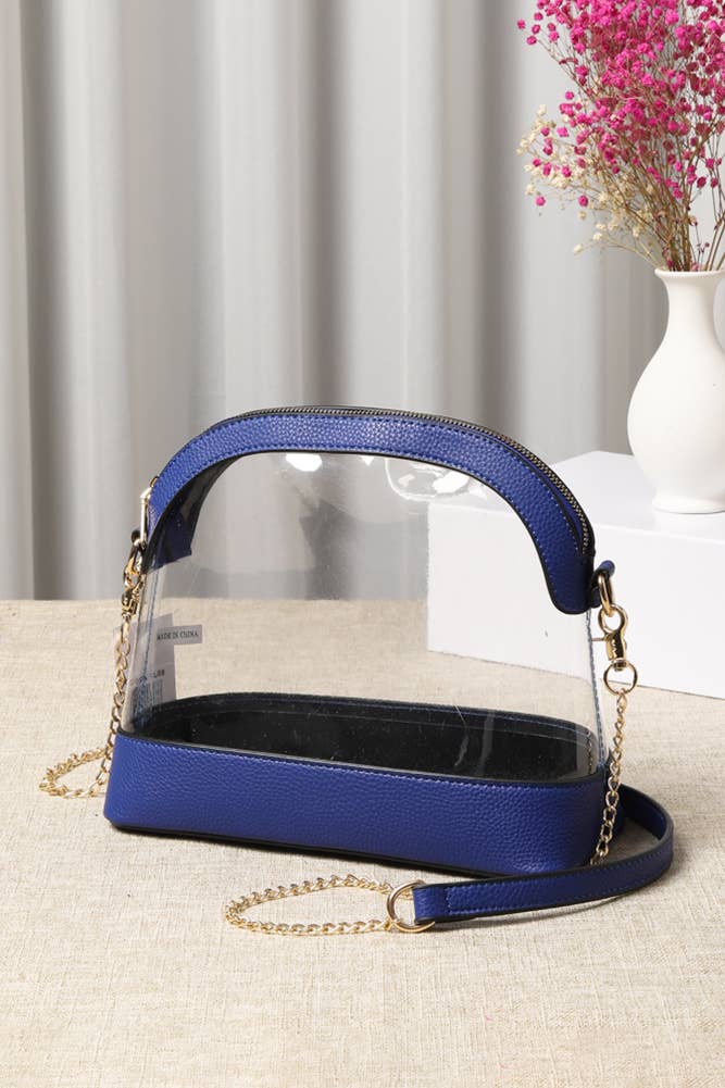 Hana – bolsa tiracolo - Mulher por atacado – Bolsa transparente para estádio e shows10