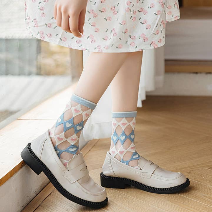 BREATHABLE THIN CARTOON PERSONALIT SOCKS BOAT SOCKS_CWMS0532 for wholesale by ACCITY