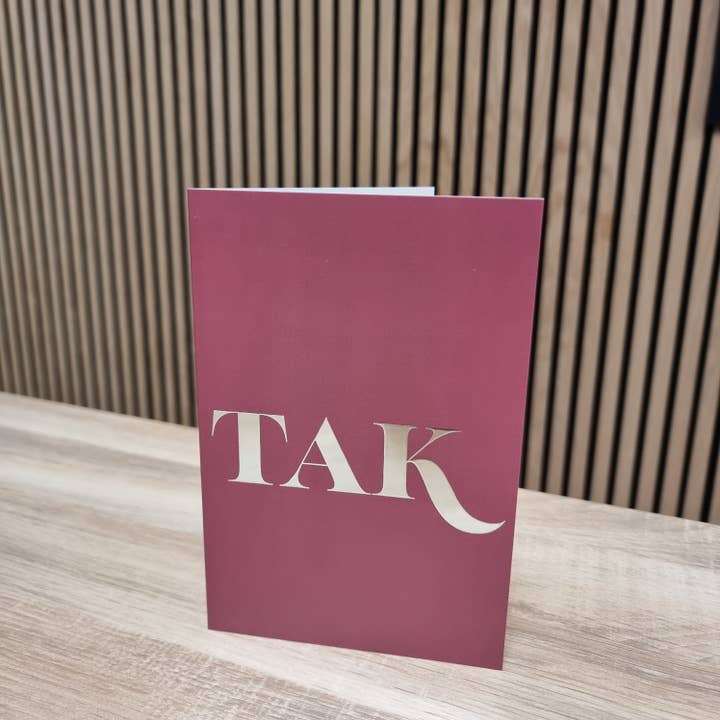 Thank you - Eggplant (Foil card) for wholesale by Kortspecialisten