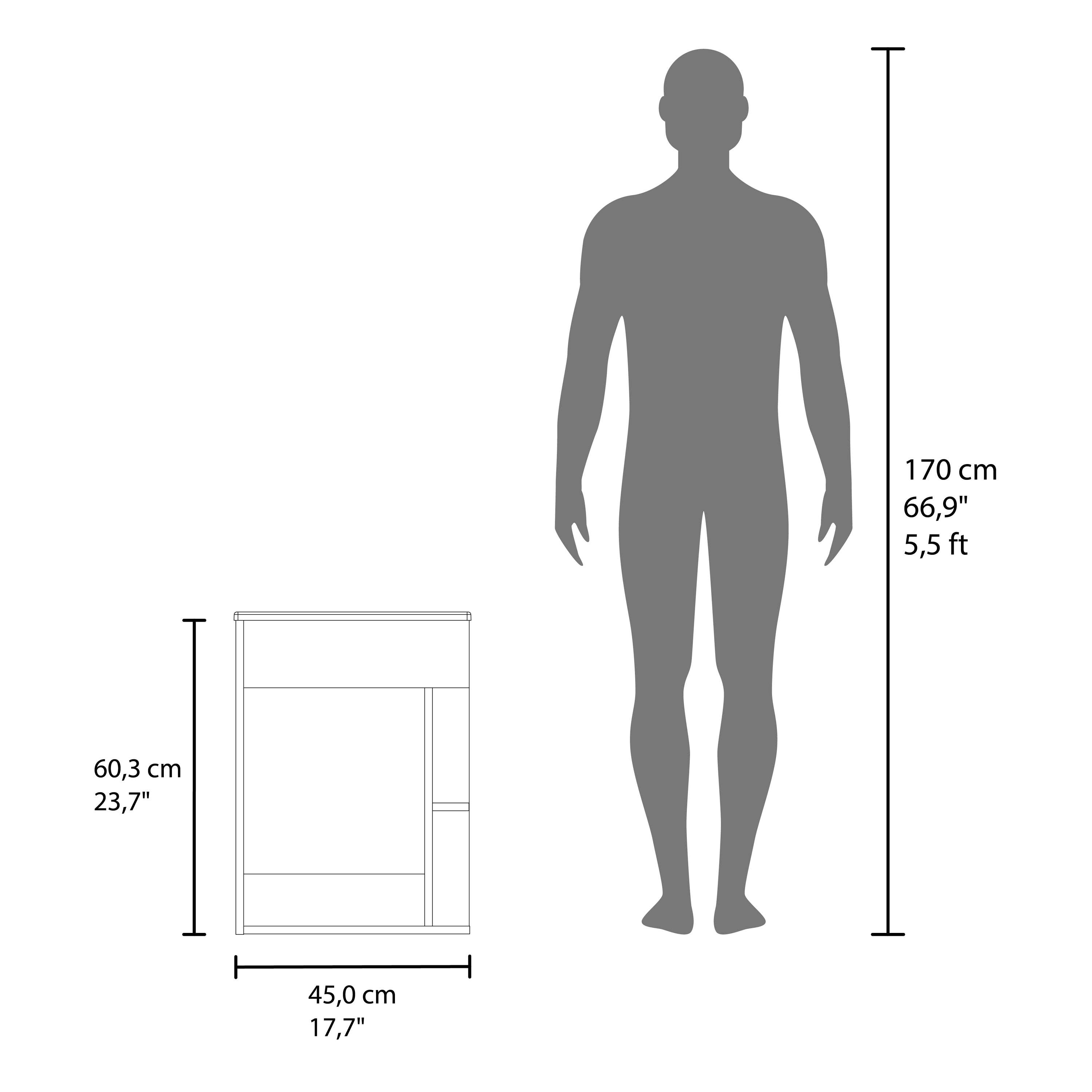 Depot E-Shop - Wholesale Cabinet - Froid Bathroom Vanity, 1 Door, 2 Shelves9