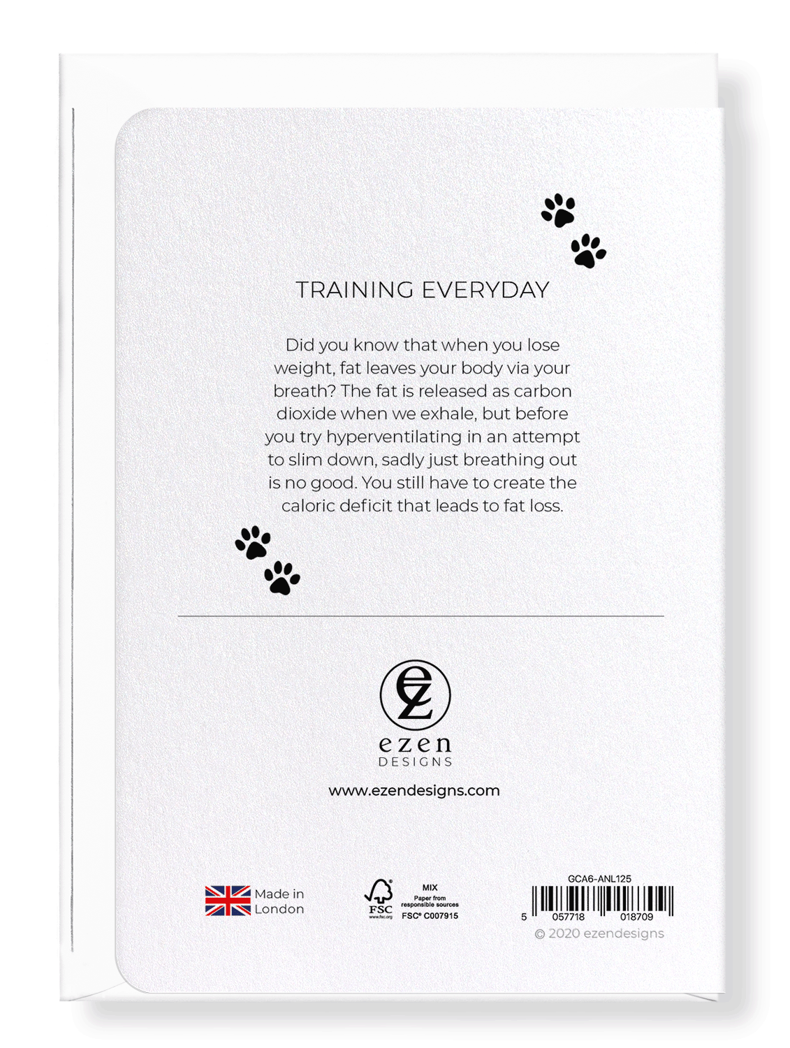 Ezen Trade - Wholesale Everyday Greeting Card - TRAINING EVERYDAY: Greeting Card1