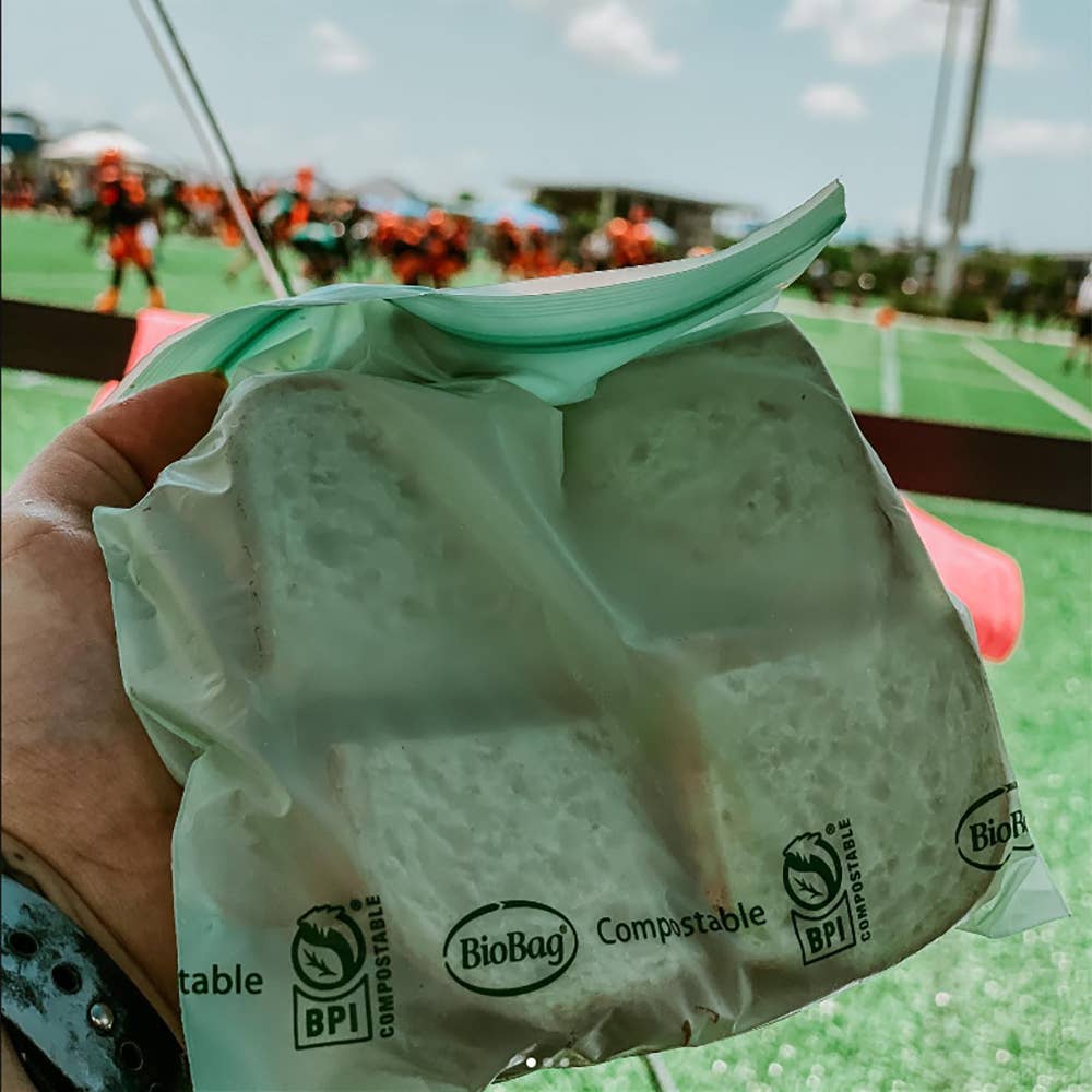 BioBag America Inc - Vente Sachet de conservation/film alimentaire - Sacs à sandwich refermables BioBag 100 % compostables (300 au total)2