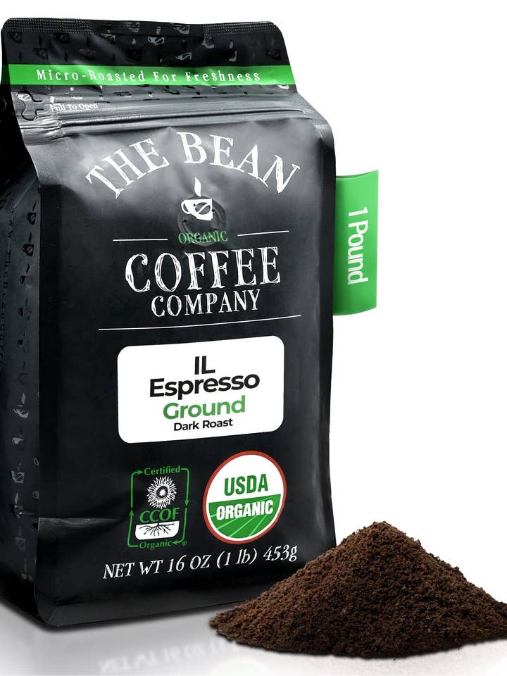 Organic Il Espresso ~ Classic Dark Roast Coffee for wholesale by The Bean Coffee Company