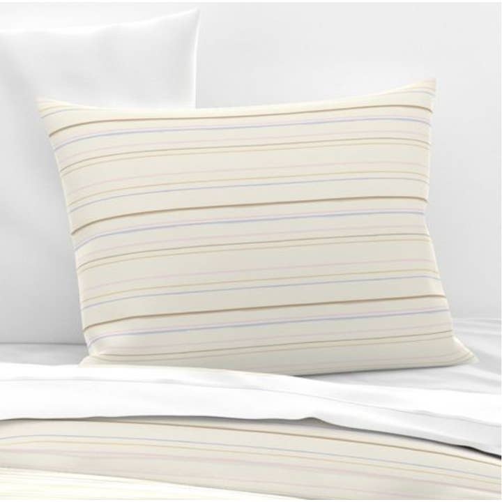Almohada Beachy Stripes para venta al por mayor de Fox & Willow Design Studio