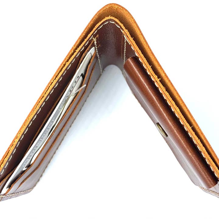 HAARLEM - Wholesale Wallet - Men’s - HAARLEM Men KUZE 22472 Leather Wallet Brown5