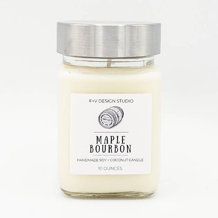 Bourbon à l'érable 10 oz pour la vente par F + V Design Studio